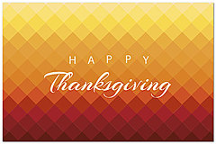 Hope you have a wonderful Thanksgiving. Graphic Thanksgiving Postcard D5120P-BB